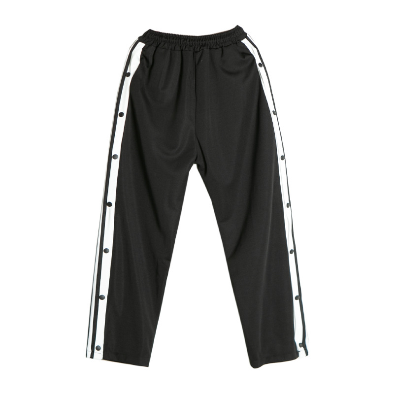 Pants | Stretch-Cotton Tracksuit Bottoms With Side Tape  –  Womens Clothing Pants